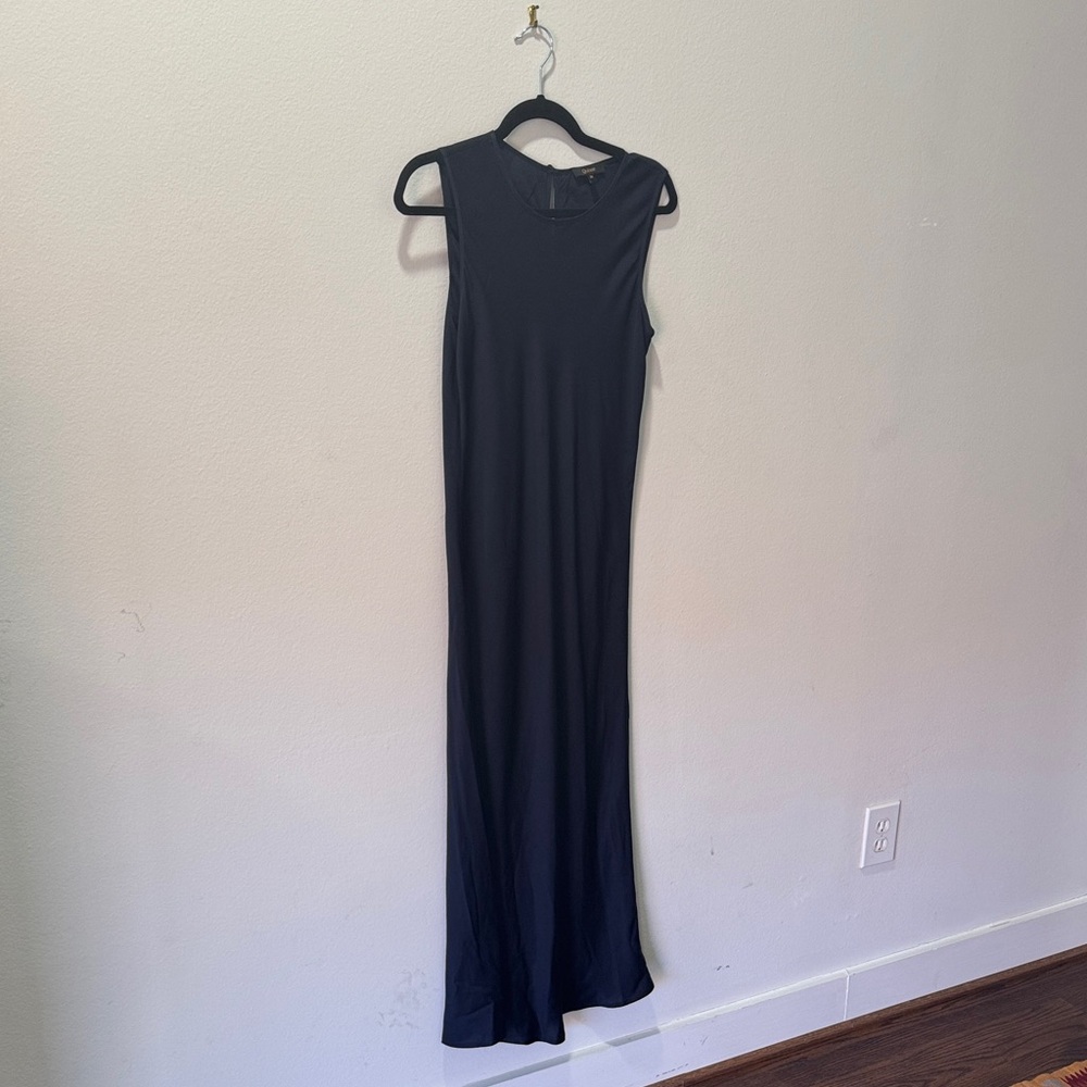 Elegant Black Sleeveless Maxi Dress